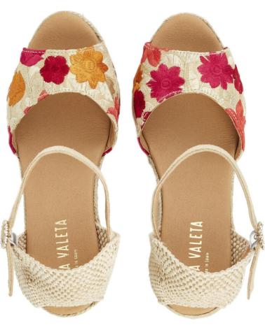 Sandalen für Damen LA VALETA CAMELIA PEEP TOE BEIGE
