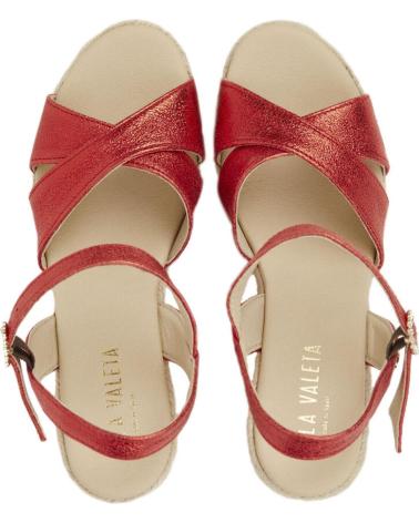 Sandalias de Mujer LA VALETA CARINA ROJO