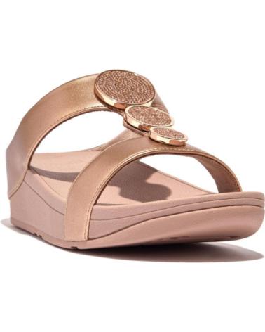 Sandálias de Mulher FITFLOP SANDALIAS HJ2-323 W HALO BEAD CIRCLE ROSE GOLD