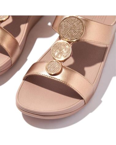 Sandálias de Mulher FITFLOP SANDALIAS HJ2-323 W HALO BEAD CIRCLE ROSE GOLD