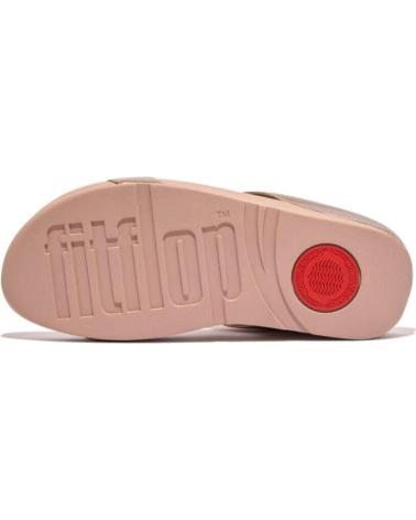 Sandálias de Mulher FITFLOP SANDALIAS HJ2-323 W HALO BEAD CIRCLE ROSE GOLD