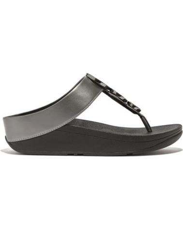 Sandalias de Mujer FITFLOP SANDALIA HJ1-323 W HALO BEAD CIRCLE PEWTER BLACK