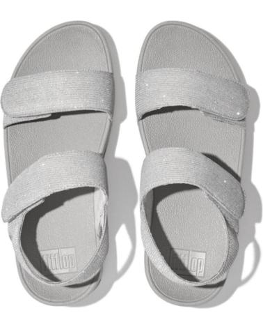 Woman Sandals FITFLOP SANDALIA LULU SHIMMERLUX DE SILVER