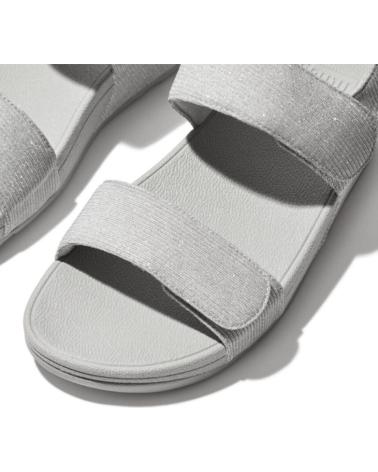 Woman Sandals FITFLOP SANDALIA LULU SHIMMERLUX DE SILVER