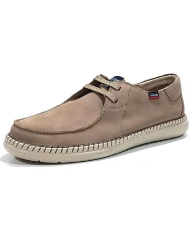 Zapatos de Hombre CALLAGHAN ZAPATO CASUAL DE NOBUK CON SUELA DE GOMA TAUPE
