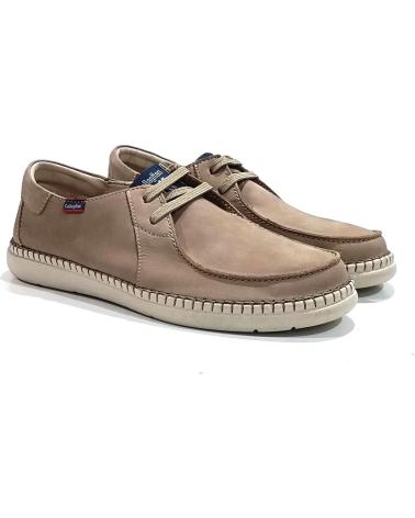 Scarpe per Uomo CALLAGHAN ZAPATO CASUAL DE NOBUK CON SUELA DE GOMA TAUPE