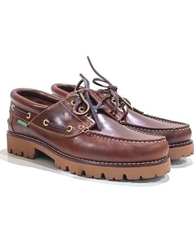 Zapatos de Hombre SNIPE NAUTICO CASUAL DE PIEL CON SUELA DE GOMA SEAHORSE
