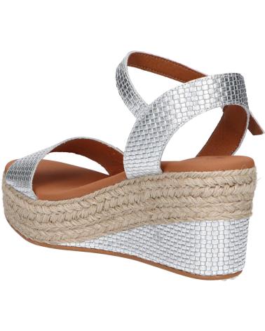 Sandalias de Mujer POPA 031 ARAMBOL TRELAM PLATA TRECCIA CB30402 006