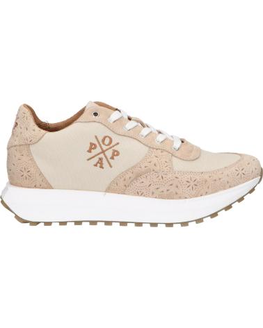 Deportivas de Mujer POPA 041 INES GRABADO BEIG DS39301 010