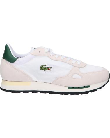 Deportivas de Hombre LACOSTE 47SMA0006 PARTNER 70S 1R5 WHT-DK GRN