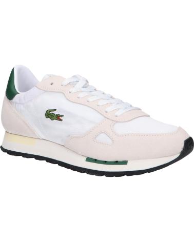 Deportivas de Hombre LACOSTE 47SMA0006 PARTNER 70S 1R5 WHT-DK GRN