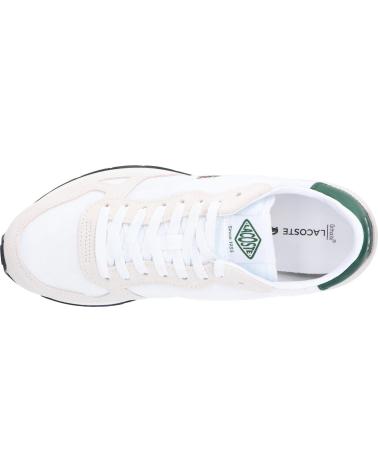 Deportivas de Hombre LACOSTE 47SMA0006 PARTNER 70S 1R5 WHT-DK GRN