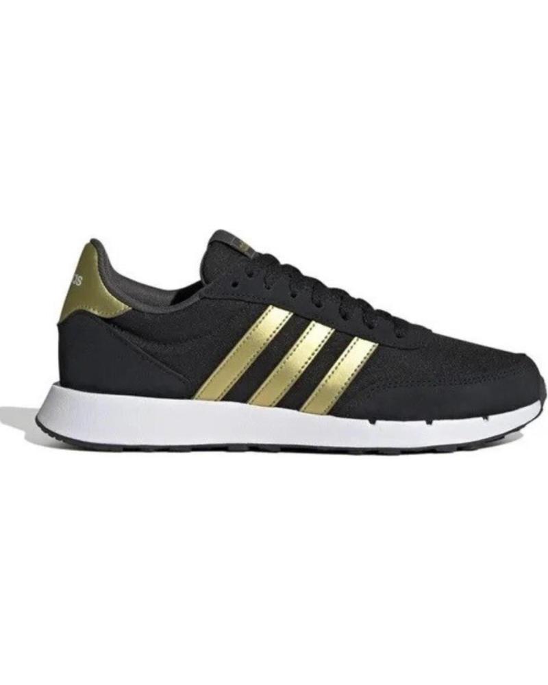 Deportivas de Mujer ADIDAS RUN 60S 2 0 W - 39 1-3 NEGRO-ORO
