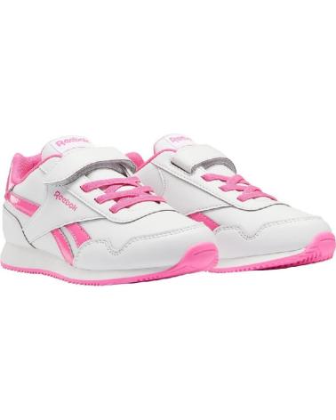 Sportivo-De-Niña-REEBOK-ROYAL-CL-JOG---27-BLANCO-FUCSIA