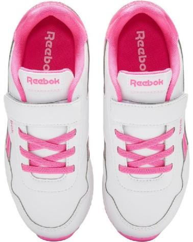 Sportivo-De-Niña-REEBOK-ROYAL-CL-JOG---27-BLANCO-FUCSIA