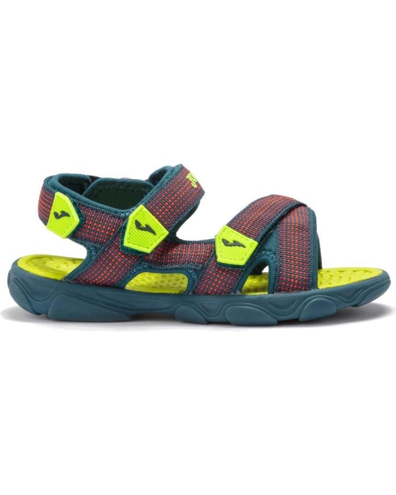 Infradito per Bambino JOMA CHANCLAS VERDE FLUOR NINO MULTICOLOR