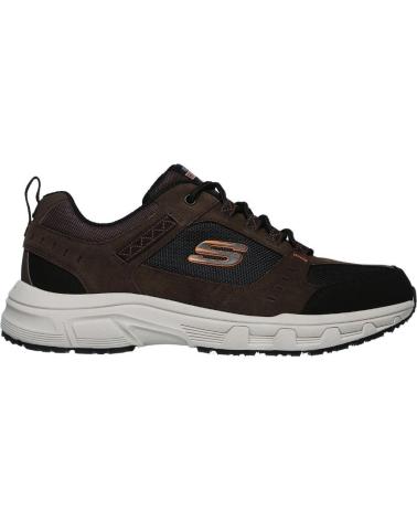 SKECHERS OAK CANYON SCARPE SPORTIVE UOMO CIOCCOLATO-NERO MARRON