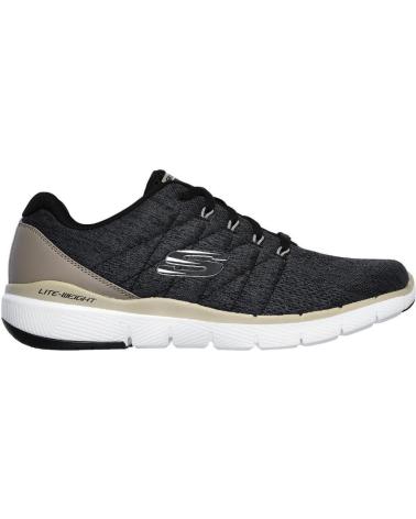 Trainers-De-Hombre-SKECHERS-FLEX-ADVANTAGE-3-0-STALLY-GRIS-MARRON---40-BLK-GRIS-MARR