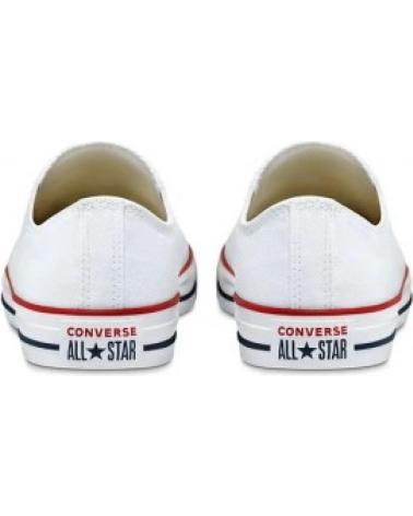 Sportif pour Femme et Fille et Garçon CONVERSE CT OX CHUCK TAYLOR LEA PIEL BAJA BLANC ROJO