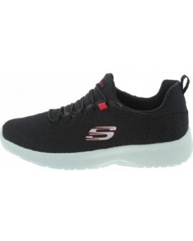Deportivas de Hombre SKECHERS DYNAMIGHT NEGRO-ROJO - 40 BKRD NEG-ROJ