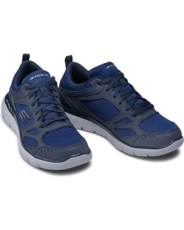SKECHERS SUMMITS SOUTH RIM 52812-NVY AZUL MARINO GRIS NVY MAR-GRIS