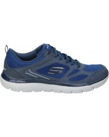 SKECHERS SUMMITS SOUTH RIM 52812-NVY AZUL MARINO GRIS NVY MAR-GRIS