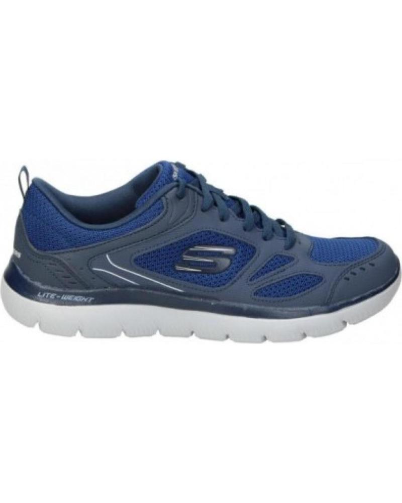 SKECHERS SUMMITS SOUTH RIM 52812-NVY AZUL MARINO GRIS NVY MAR-GRIS