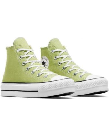 Esportes  de Mulher CONVERSE CTAS LIFT HI LONA BOTA SUPLEMEN - 36 VERDE