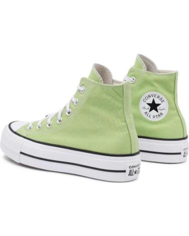 Esportes  de Mulher CONVERSE CTAS LIFT HI LONA BOTA SUPLEMEN - 36 VERDE