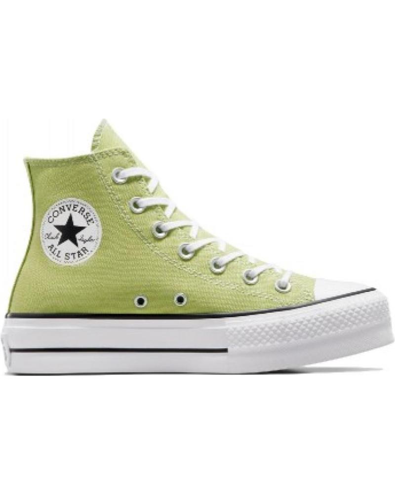 Esportes  de Mulher CONVERSE CTAS LIFT HI LONA BOTA SUPLEMEN - 36 VERDE