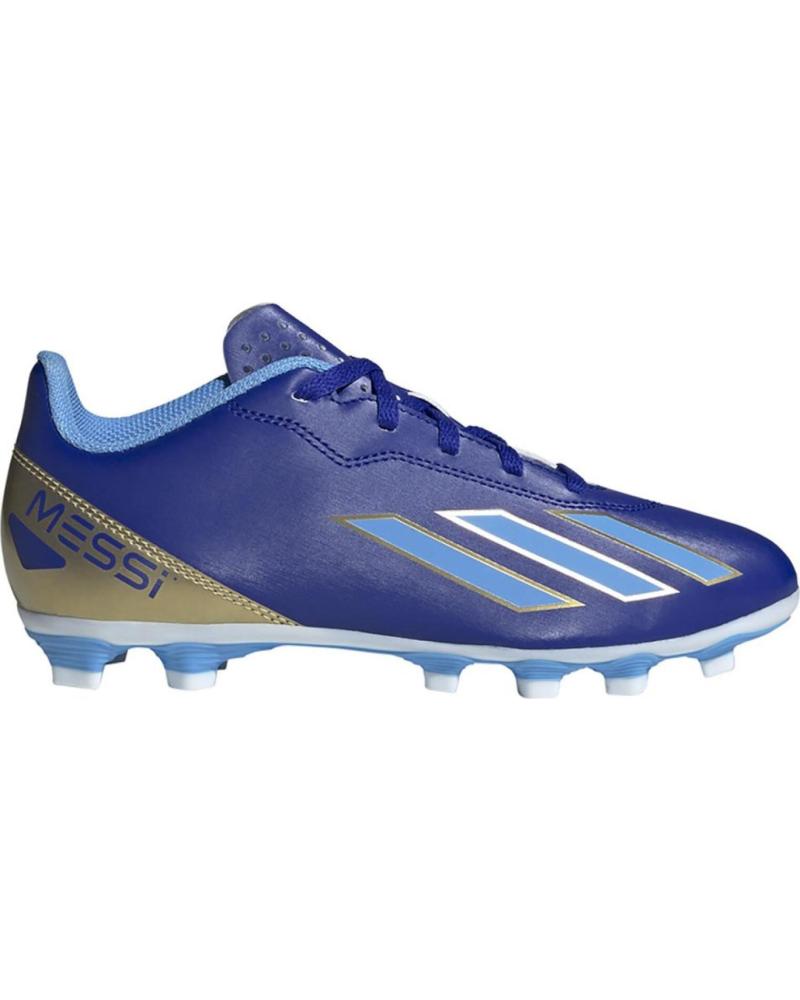 Deportivas de Niña y Niño ADIDAS X CRAZYFAST FXG MESSI CLUB JR - 28 AZUL-ORO