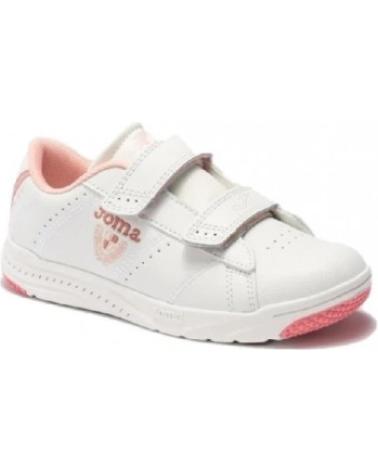 Sportschuhe für Mädchen und Junge JOMA PLAY JR VELCRO BLANCO-ROSA 2329 - 23 VARIOS COLORES