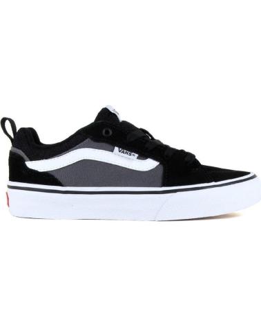Sneaker für Damen und Mädchen und Junge VANS OFF THE WALL VANS FILMORE JR SUEDE CANVAS NEGRO-GRIS 71 - 36 UG