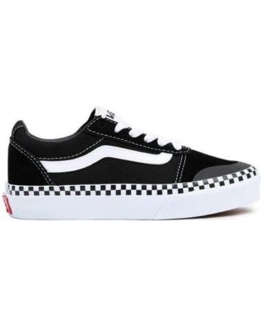 Sportivo-De-Mujer-VANS-OFF-THE-WALL-VANS-WARD-DW-CHECKER-JR-COR--BLANC-BLK1---39-NEGRO