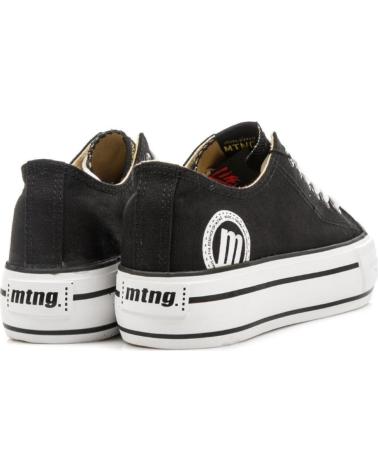 Woman Trainers MTNG MUSTANG 69423 LONA BAJA PLATAFORM NEGRO 20462 - 38 C