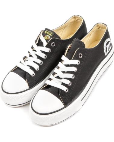 Woman Trainers MTNG MUSTANG 69423 LONA BAJA PLATAFORM NEGRO 20462 - 38 C