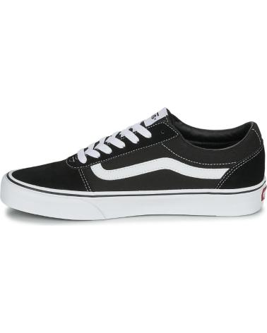 Sneaker-De-Hombre-VANS-OFF-THE-WALL-VANS-WARD-SUEDE-ANVAS-LONA-HO-NEGRO-BLANO---40-C