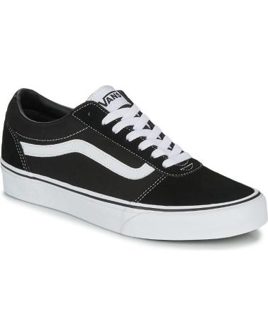 Sneaker-De-Hombre-VANS-OFF-THE-WALL-VANS-WARD-SUEDE-ANVAS-LONA-HO-NEGRO-BLANO---40-C