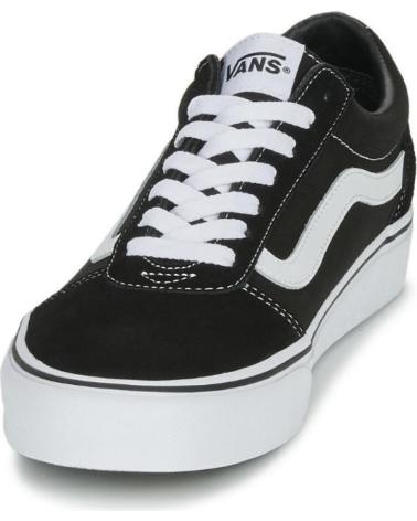 Sneaker-De-Hombre-VANS-OFF-THE-WALL-VANS-WARD-SUEDE-ANVAS-LONA-HO-NEGRO-BLANO---40-C