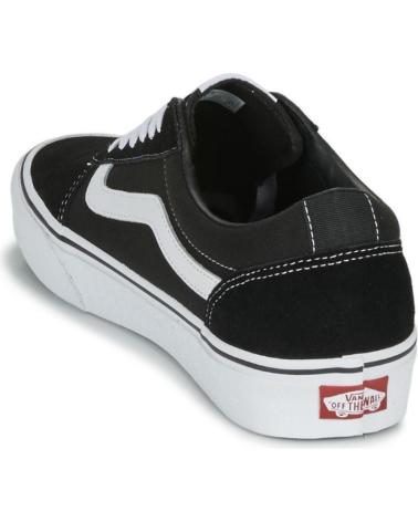Sneaker-De-Hombre-VANS-OFF-THE-WALL-VANS-WARD-SUEDE-ANVAS-LONA-HO-NEGRO-BLANO---40-C