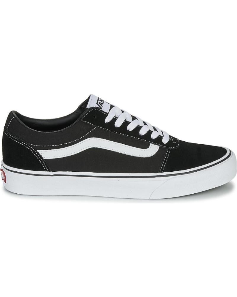 Sneaker-De-Hombre-VANS-OFF-THE-WALL-VANS-WARD-SUEDE-ANVAS-LONA-HO-NEGRO-BLANO---40-C