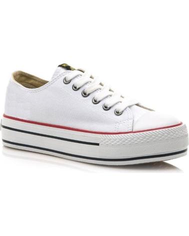 Woman Trainers MTNG MUSTANG 69423 LONA BAJA PLATAFORMA BLANCO 222 - 38 I