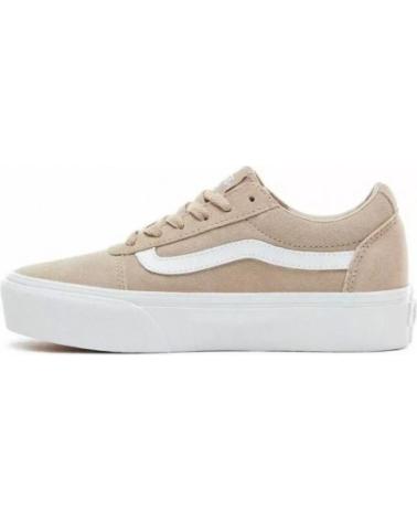 VANS OFF THE WALL WARD PLATFORM WILDLEDER HUMUS BEIGE VW