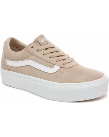 VANS OFF THE WALL WARD PLATFORM WILDLEDER HUMUS BEIGE VW