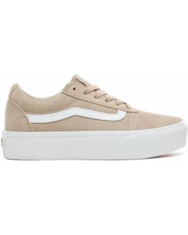 VANS OFF THE WALL WARD PLATFORM WILDLEDER HUMUS BEIGE VW