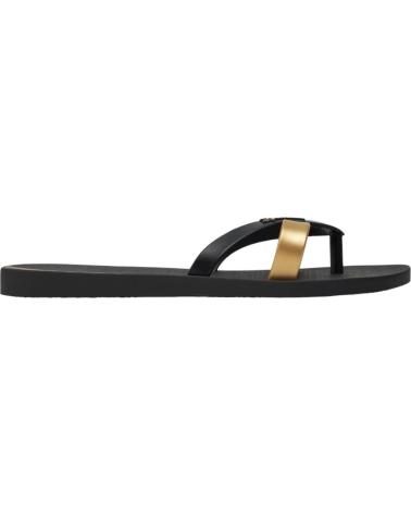 IPANEMA W KIREI 81805 AT156 BLACK AND GOLD FLIP-FLOPS FOR WOMEN AT156