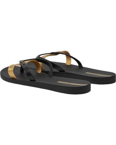IPANEMA W KIREI 81805 AT156 BLACK AND GOLD FLIP-FLOPS FOR WOMEN AT156