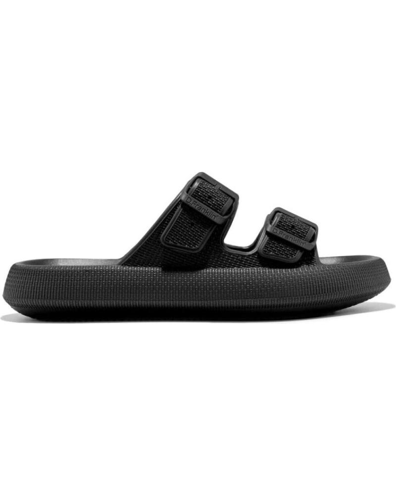 Zapatos de Mujer d franklin SANDALIAS PLANAS D FRANKLIN BLOOMER BIO MUJER NEGRO NEGRO