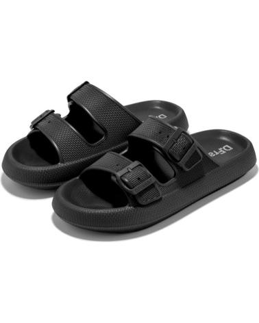 Zapatos de Mujer d franklin SANDALIAS PLANAS D FRANKLIN BLOOMER BIO MUJER NEGRO NEGRO