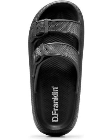 Zapatos de Mujer d franklin SANDALIAS PLANAS D FRANKLIN BLOOMER BIO MUJER NEGRO NEGRO